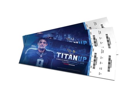 Tennessee Titans Season Tickets on Behance | Season ticket, Ticket ...