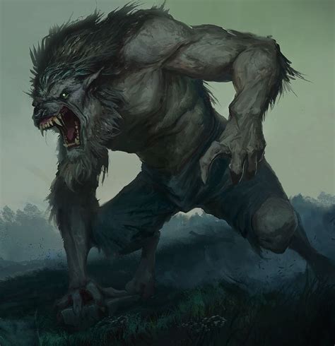 Awatar Ulryka | Werewolf, Werewolf art, Werewolf drawing