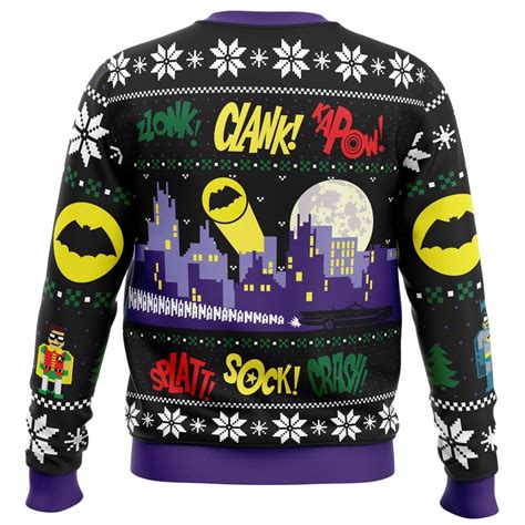 Nananana Christmas Batman DC Comics Ugly Christmas Sweater - Anime Ape