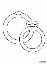 Ring Coloring Page sketch template
