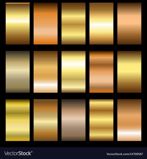 Free Vector Premium Golden Gradients Swatches Palette - vrogue.co
