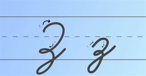 Cursive Z: Learn to Write the Cursive Letter Z - My Cursive