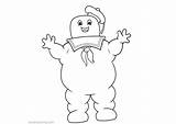 Stay Puft Marshmallow Man From Ghostbusters Coloring Pages  Free sketch template