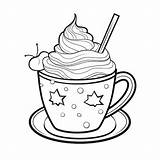 Coffee Whipped Cream Outline Images  Free Download On Freepik sketch template
