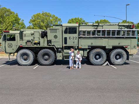 US Army Fire & Rescue truck parked in my local Target's parking lot ...