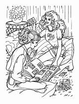 Barbie Coloring Pages  Books At Retro Reprints The Worlds sketch template