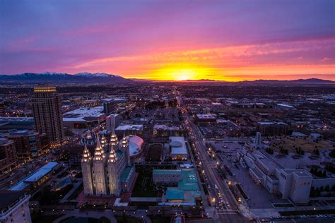 Sunset over Salt Lake City - Yale University Press London BlogYale University Press London Blog