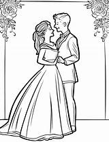 30 Wedding Coloring Pages Cute Free Sheets sketch template