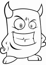 Free & Easy To Print Monster Coloring Pages  Tulamama sketch template