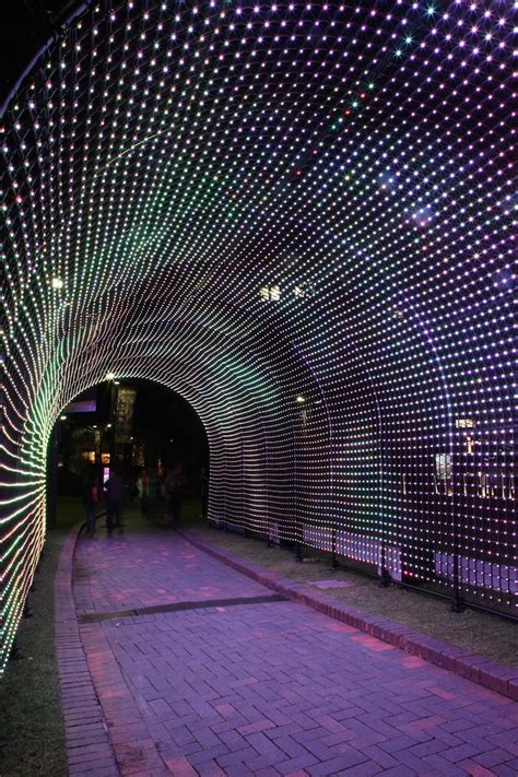 Thousands of LED Lights Create a Tunnel of Hopes