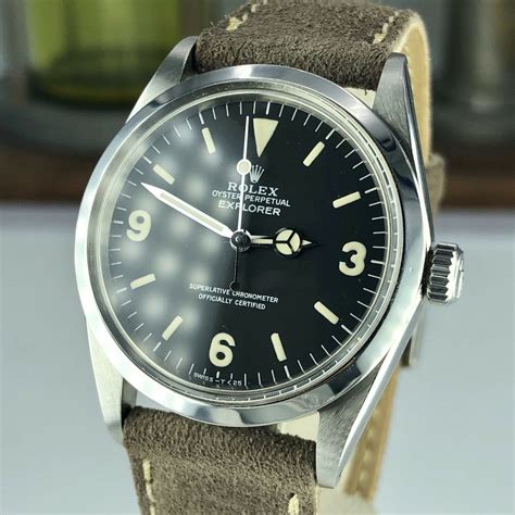 1964 Vintage Rolex Explorer 1016 Creamy Dial - Awadwatches