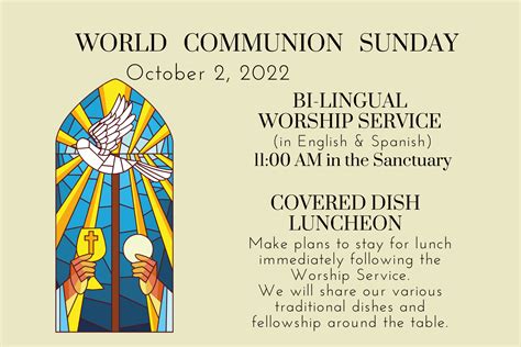 World Communion Sunday - First Baptist Church of Huntersville