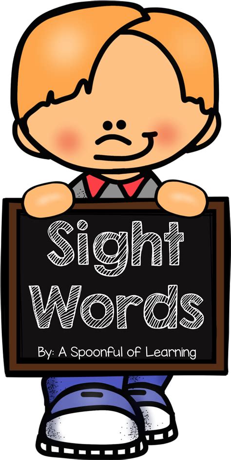 Sight Words Pre-K to Grade-3 – Apps on Google Play - Clip Art Library