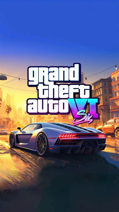 GTA 6 Game Art 4K #2801n Wallpaper iPhone Phone