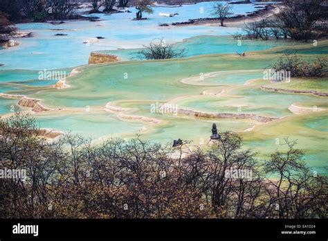 chinese huanglong scenic area Stock Photo - Alamy