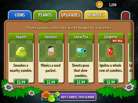 Plants Vs Zombies Names