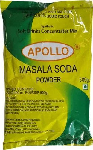 Apollo Clear Masala Soda Soft Drink Concentrate Flavors, Packaging Type: Packet, Powder at best ...