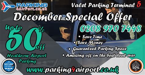 Valet Parking Terminal 5 Parking 4 Airport gives you the Facility of 50 ...