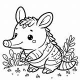 Aardvark Coloring Pages 30  Coloring Gem sketch template