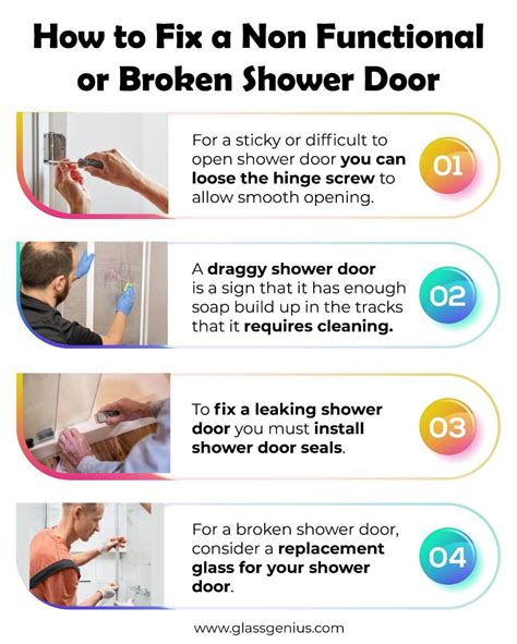 How to Repair a Broken Shower Glass Door