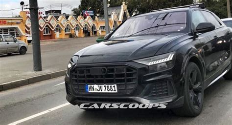 Audi Q8 Drops The Camo For Testing In Moscow | Carscoops