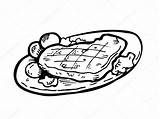 Steak Coloring Sheet Pages sketch template