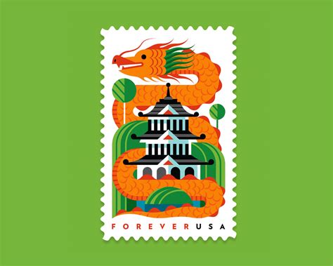 Dragon Stamps: Illustrations & Design by Invisible Creature | Daily design inspiration for ...