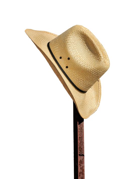 Hat On Rusty Pole Isolated Free Stock Photo - Public Domain Pictures