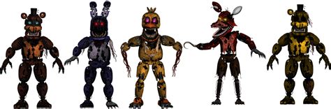 Nightmare Withered Animatronics