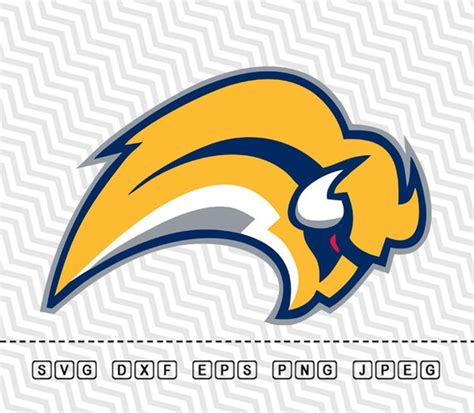 SVG Buffalo Sabres Logo Vector Layered Cut File Silhouette