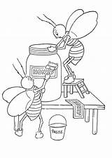 Honey Bee Coloring Page  The Graphics Fairy sketch template
