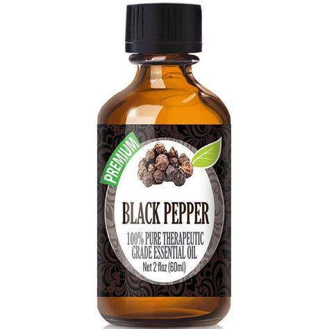 Black Pepper Essential Oil - 100% Pure & Natural | Healing Solutions ...