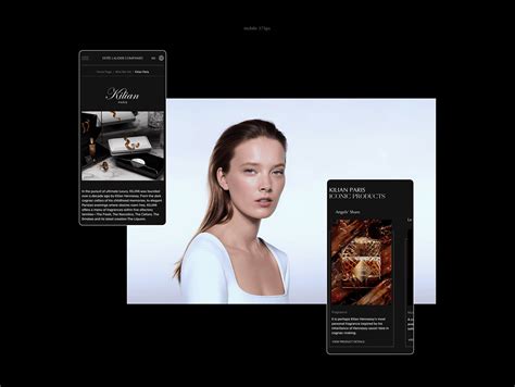 Estee Lauder Companies. Corporate website redesign on Behance