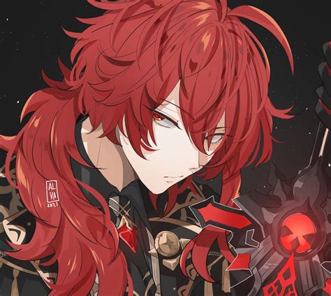 Genshin Impact Characters Red Hair