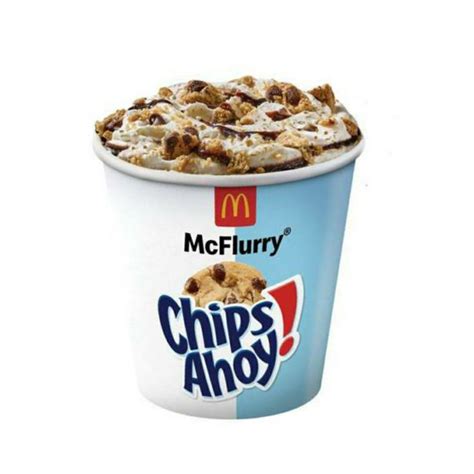 McDonald's McFlurry Chips Ahoy Ice Cream | Mcdonalds mcflurry, Chips ...