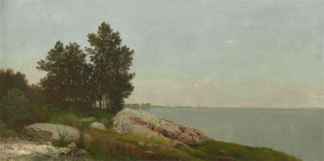 John Frederick Kensett (1816-1872) John Frederick Kensett (1816-1872) Study on Long Island Sound ...