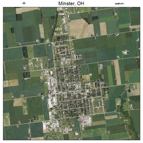 Aerial Photography Map of Minster, OH Ohio