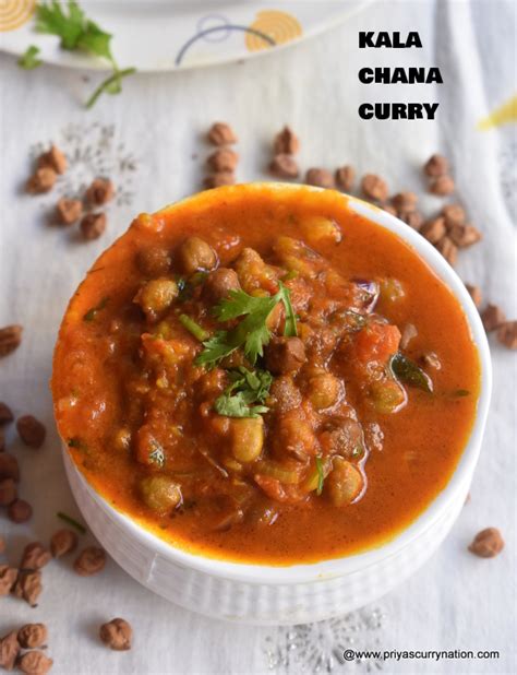 kala chana curry recipe | how to make black chana masala recipe, black ...