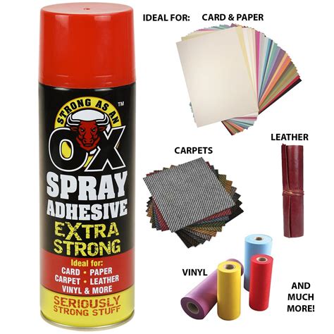 500ml HEAVY DUTY Spray Adhesive Glue for Foam Carpet Tile Craft Fabric Packaging | eBay