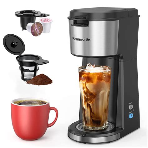 Buy Famiworths Iced Coffee Maker, Hot and Cold Coffee Maker Single ...