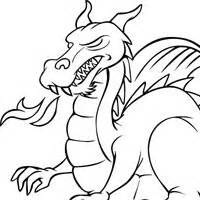 Fierce Dragon » Coloring Pages » Surfnetkids