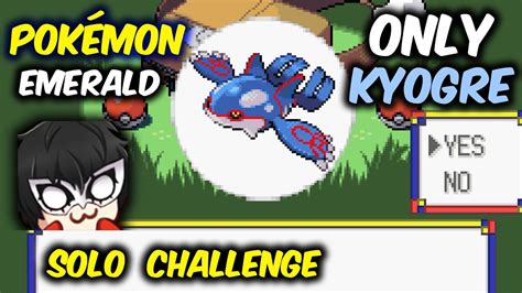 Kyogre ONLY Pokemon Emerald - YouTube