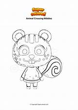 Crossing Animal Coloring Pages Nook Tom Colouring Google Search  sketch template