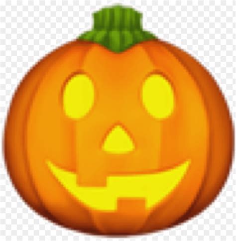 emoji pumpkin halloween kürbis fall freetoedit - jack o lantern emoji PNG image with transparent ...