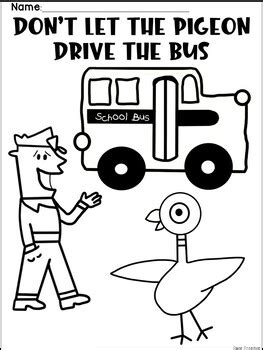 Don't Let the Pigeon Drive the Bus Book Writing Sequencing Coloring ...