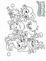 Moshi Monsters coloring Pages sketch template