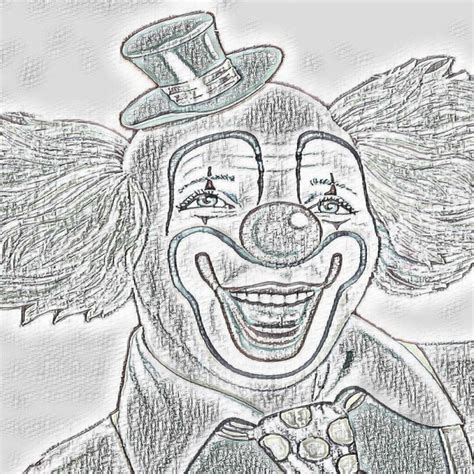 Clown Sketch Free Stock Photo - Public Domain Pictures