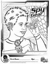 Spy Coloring Pages sketch template
