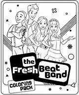 Fresh beat coloring Pages  Super Coloring Kids sketch template