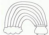 Rainbow Coloring Printable sketch template